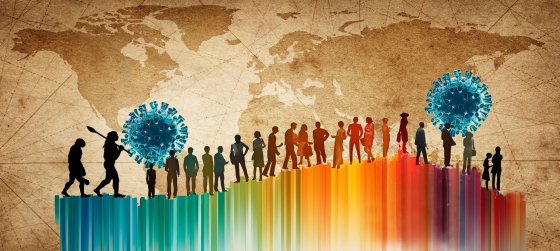 SARS-COV-2: how the history of populations influences their immune response