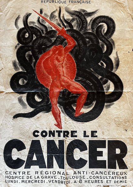 Affiche contre le cancer