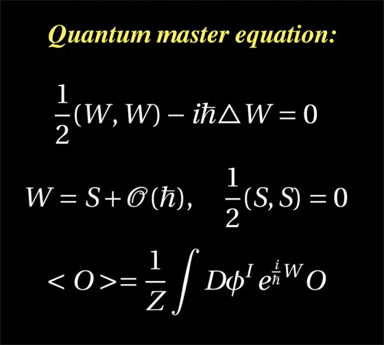 Quantum master equation