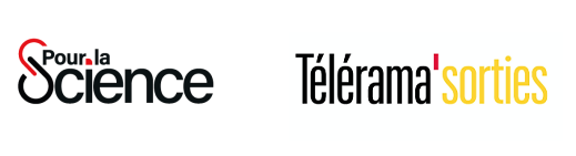 Logos des magazines "Pour la science" et "Télérama-sorties"
