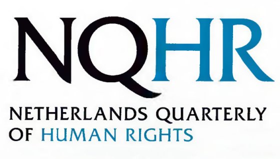 En-tête de la couverture de l'édition imprimée du "Netherlands Quarterly of Human Rights"