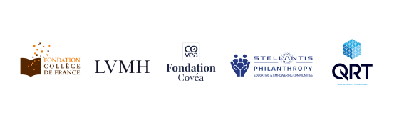 Logos of the sponsors of the “Agir pour l’éducation” initiative (September 2026)