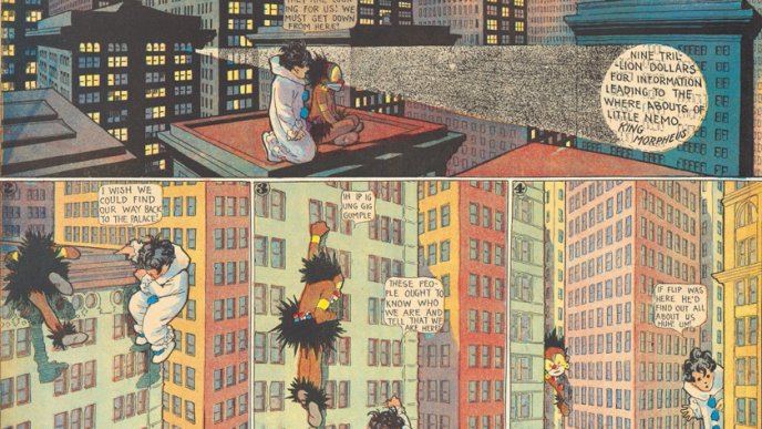 Little Nemo in Slumberland, Winsor McCay, 1909 (excerpt from plate)