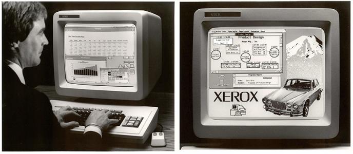 Publicités pour Xerox Star, années 1970