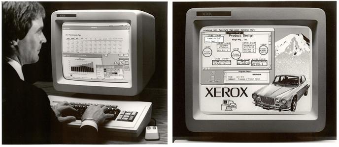 Ads for Xerox Star, 1970s