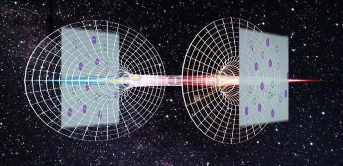 Representation of a black hole