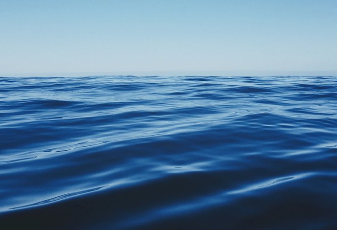 Photo of the ocean