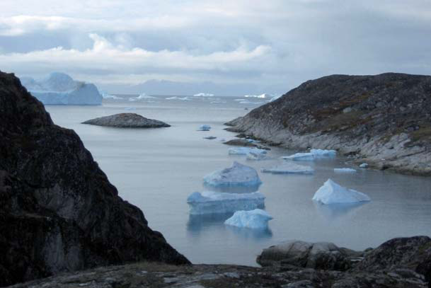 Illulisat Fjord icebergs, Jakobshavn glacier (Greenland)