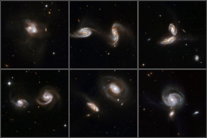 Interactions entre galaxies