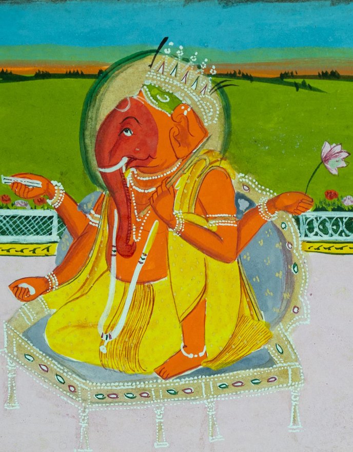 Le dieu hindou Ganesha, Bhāgavata Purāṇa