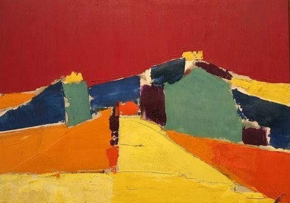 Nicolas de StaëI, Chromatic Landscape, circa 1954