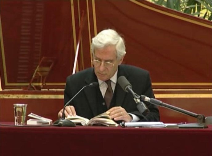 Carlo Ossola lecture on Rabelais