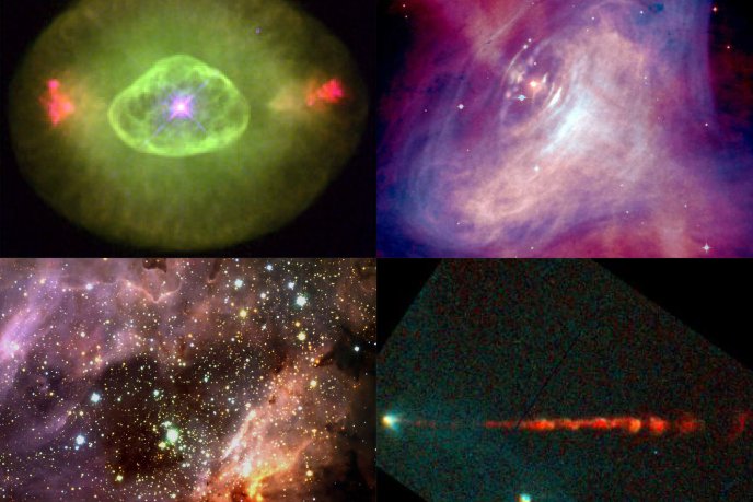 Photomontage stars and black holes