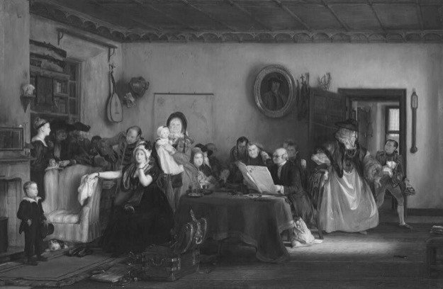 Figure 1 - David Wilkie, Reading the Will, 1820 (Munich, Neue Pinakothek)