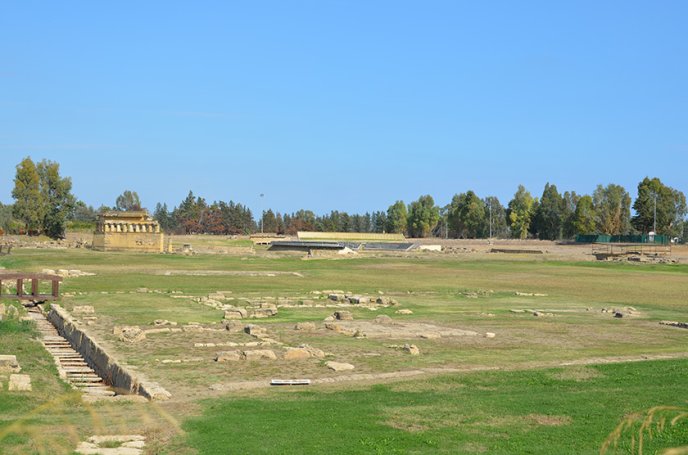 Le manteion à Metapontum (ruines archéologiques)