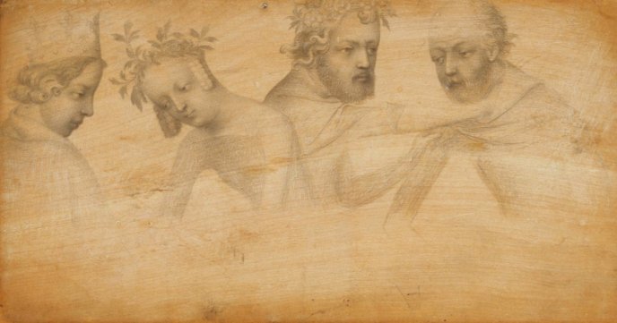 Charles VI avec Isabeau de Bavière et deux personnages de la cour