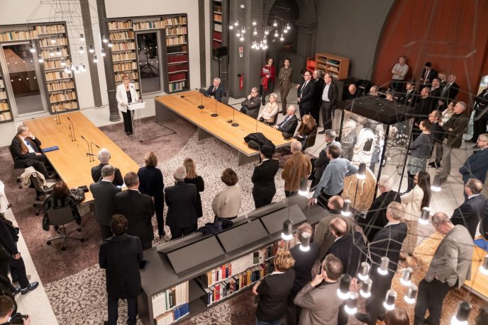 Inauguration de l'Institut des Civilisations du Collège de France