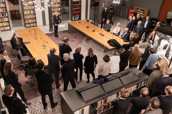 Inauguration of the Institut des Civilisations at the Collège de France
