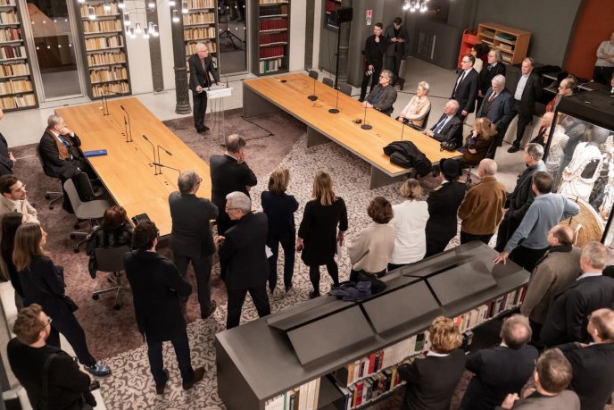 Inauguration de l'Institut des Civilisations du Collège de France