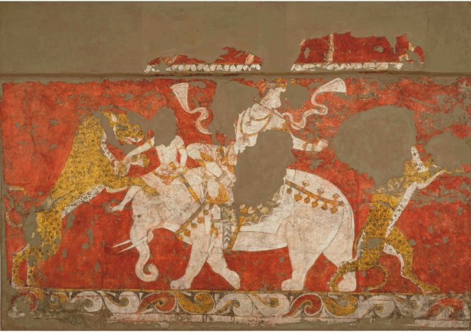 Fresque de Varakhsa restaurée
