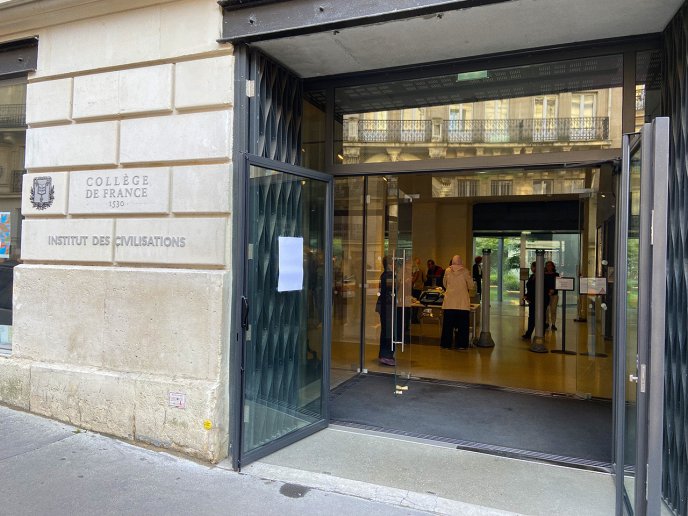 Entrance to the Institut des Civilisations, JEP 2024