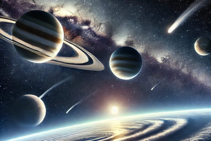 Représentation de l'Espace (image générée par une intelligence artificielle - AI)