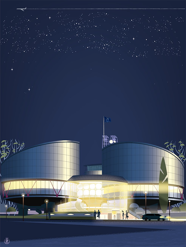 Illustration de la Cour européenne des droits de l'homme