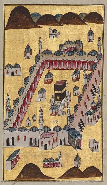 Illustration de La Mecque datant de 1747-1748