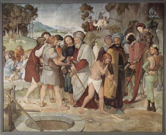 Fresque de Johann Friedrich Overbeck : The Selling of Joseph
