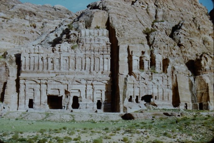 Tomb built into the rock
