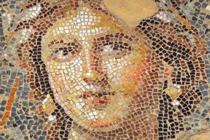 Détail de la mosaïque de Tsipori (Sepphoris), « maison de Dionysos », Israël. cc0