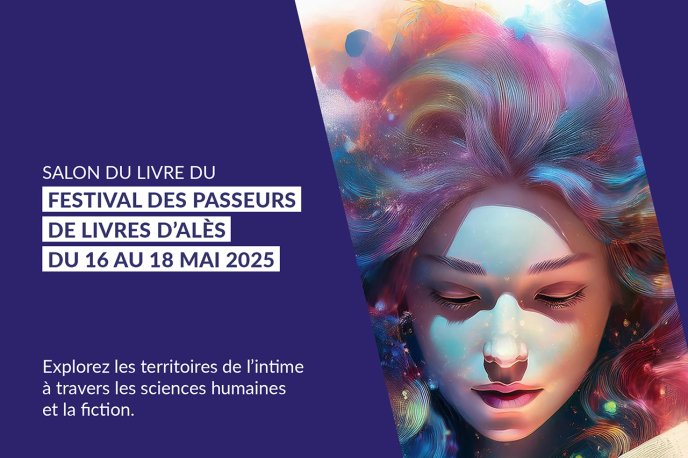 Visuel du Festival 2025 des passeurs de livres à Alès