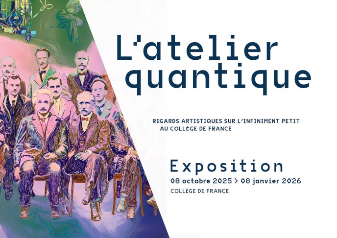 Visuel de l'exposition "L’atelier quantique : regards artistiques sur l'infiniment petit"