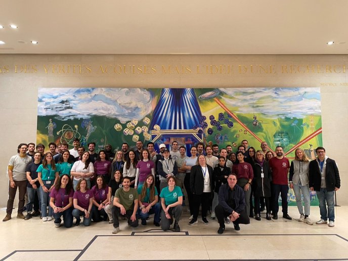 Equipe du Collège de France lors de la fête de la Science 2025