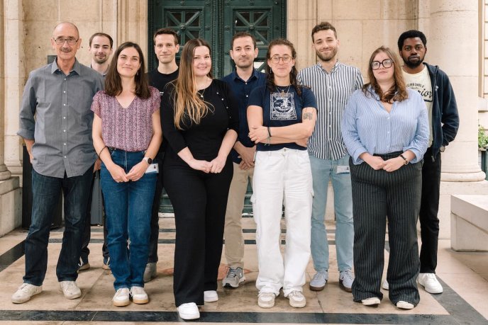 Photo d'équipe, Laboratoire de régulation des gènes du développement (CIRB - Pr Denis Duboule)