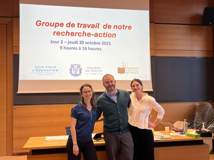 Photo groupe de travail projet APE "Réinvestir la rhétorique"