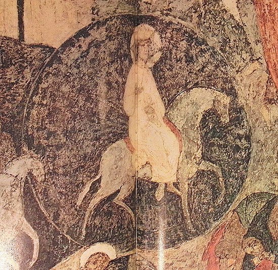 Murals in the Annunciation Cathedral‎. Frescoes by Theodosius