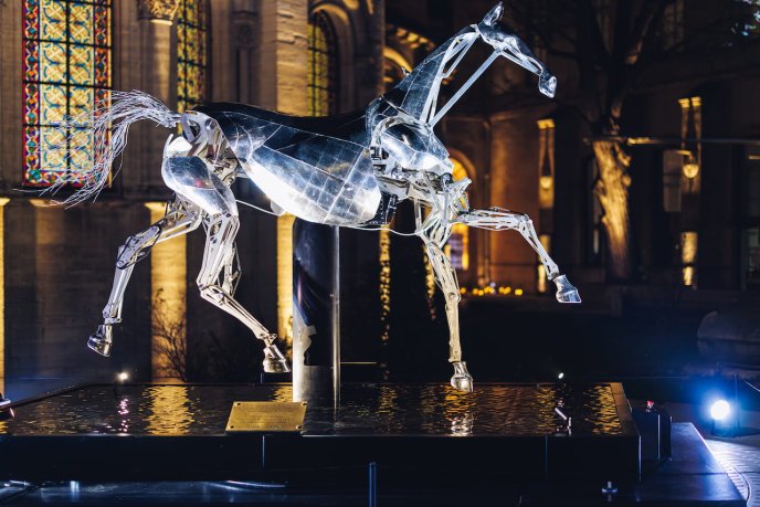 Zeus, le cheval métallique au Musée des Arts et Métiers