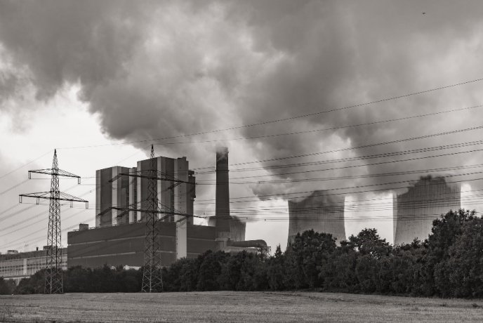 Afficher l'image en plein écran : Centrale à charbon à Weisweiler en Allemagne