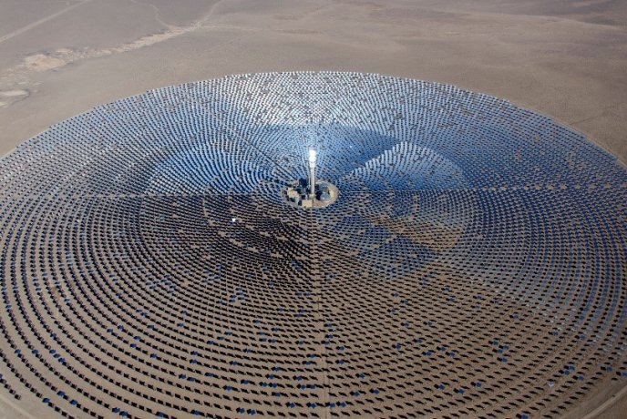 Display the full size picture: Centrale solaire