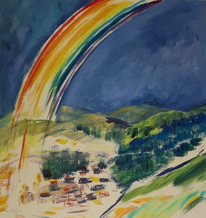 Afficher l'image en plein écran : Peinture de Kiva