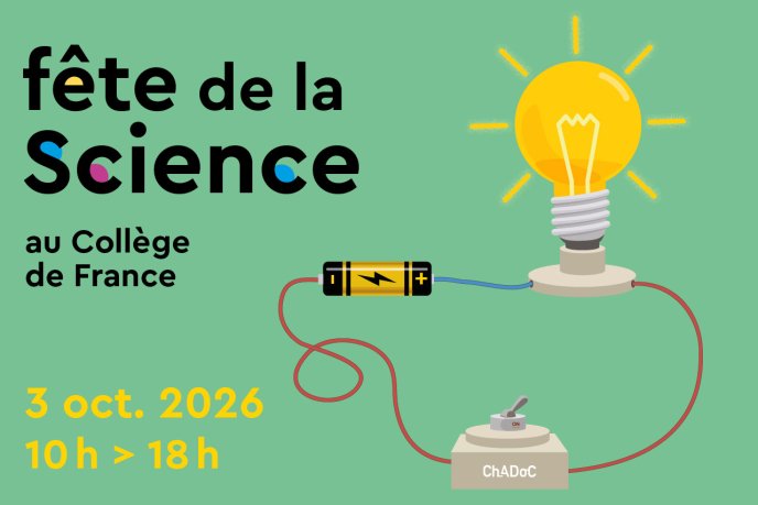 Afficher l'image en plein écran : Visuel de la Fête de la Science 2026