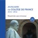 Annuaire du Collège de France 2015-2016 (116e édition)