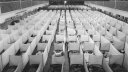 Écrans anti-éternuements dans une caserne de San Francisco lors de l'épidémie de grippe espagnole en 1918