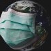 Earth with Covid mask