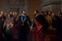 Extract from a painting by Charles Thévenin: "Henri IV deciding to build the Collège Royal "Extract from a painting by Charles Thévenin: "Henri IV deciding to build the Collège Royal"