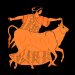 Europe and the bull, Greek vase, 5th century B.C.