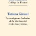 Couverture de l'édition imprimée de la leçon inaugurale de Tatiana Giraud