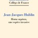 Couverture de l'édition imprimée de Jean-Jacques Hublin