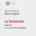 Couverture de l'édition imprimée "La Solidatité. Enquête sur un principe juridique" d'Alain Supiot